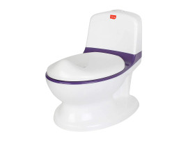 LuvLap Comfy Baby Potty Seat with Flush Sound (Purple)